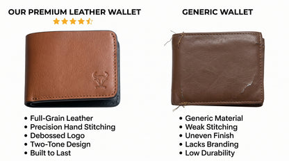 Oxhide Classic Leather Wallet – Premium Bifold Wallet